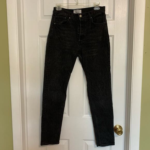Reformation Jeans Faded black Serena High Skinny Jeans with button fly 28 - Picture 1 of 9
